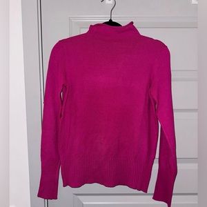French Connection Pink Mock Neck Sweater